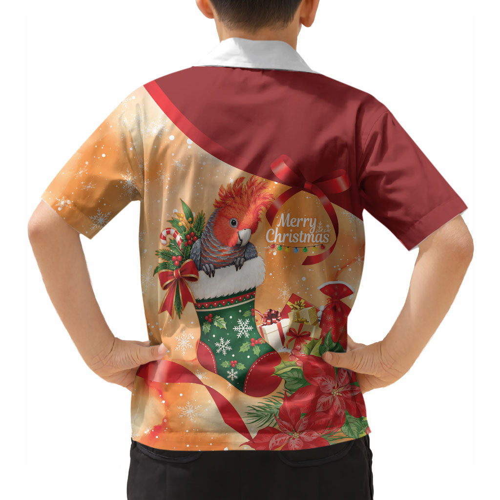 Gang-gang Cockatoo Christmas Australia Hawaiian Shirt Aussie Xmas Sock Coquette Bow