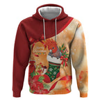 Gang-gang Cockatoo Christmas Australia Hoodie Aussie Xmas Sock Coquette Bow