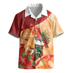 Gang-gang Cockatoo Christmas Australia Kid Hawaiian Shirt Aussie Xmas Sock Coquette Bow