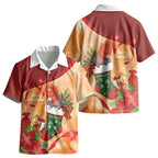 Gang-gang Cockatoo Christmas Australia Kid Hawaiian Shirt Aussie Xmas Sock Coquette Bow