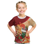 Gang-gang Cockatoo Christmas Australia Kid T Shirt Aussie Xmas Sock Coquette Bow