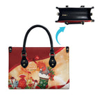 Gang-gang Cockatoo Christmas Australia Leather Bag Aussie Xmas Sock Coquette Bow