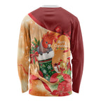 Gang-gang Cockatoo Christmas Australia Long Sleeve Shirt Aussie Xmas Sock Coquette Bow