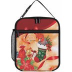 Gang-gang Cockatoo Christmas Australia Lunch Bag Aussie Xmas Sock Coquette Bow