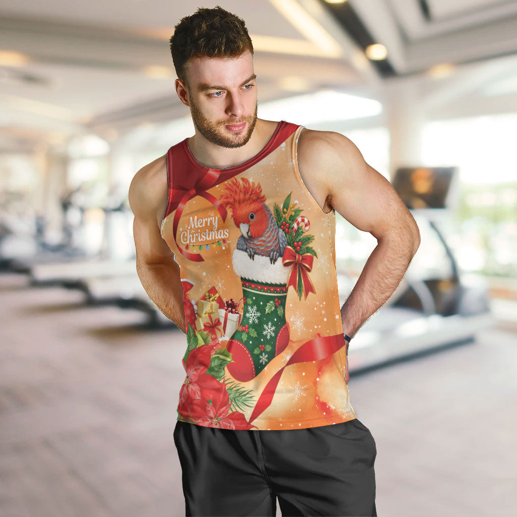 Gang-gang Cockatoo Christmas Australia Men Tank Top Aussie Xmas Sock Coquette Bow