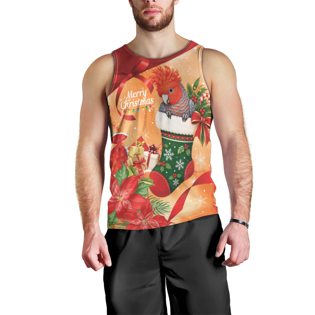 Gang-gang Cockatoo Christmas Australia Men Tank Top Aussie Xmas Sock Coquette Bow