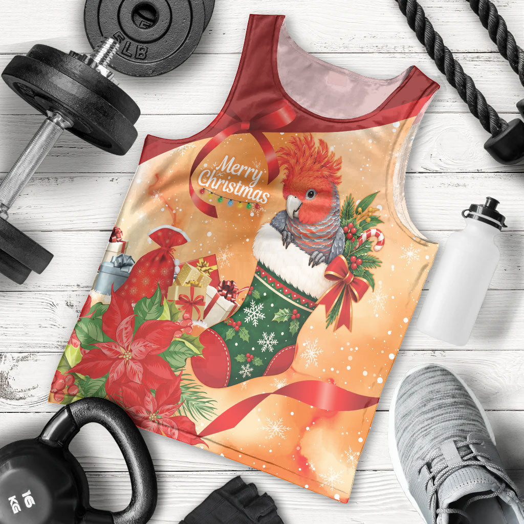 Gang-gang Cockatoo Christmas Australia Men Tank Top Aussie Xmas Sock Coquette Bow