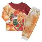 Gang-gang Cockatoo Christmas Australia Christmas Pajama Set Aussie Xmas Sock Coquette Bow