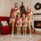 Gang-gang Cockatoo Christmas Australia Christmas Pajama Set Aussie Xmas Sock Coquette Bow