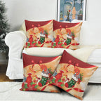 Gang-gang Cockatoo Christmas Australia Pillow Cover Aussie Xmas Sock Coquette Bow