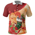 Gang-gang Cockatoo Christmas Australia Polo Shirt Aussie Xmas Sock Coquette Bow