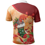 Gang-gang Cockatoo Christmas Australia Polo Shirt Aussie Xmas Sock Coquette Bow