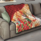 Gang-gang Cockatoo Christmas Australia Quilt Aussie Xmas Sock Coquette Bow