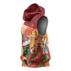 Gang-gang Cockatoo Christmas Australia Sleeveless Hoodie Aussie Xmas Sock Coquette Bow