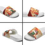 Gang-gang Cockatoo Christmas Australia Slide Sandals Aussie Xmas Sock Coquette Bow