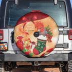 Gang-gang Cockatoo Christmas Australia Spare Tire Cover Aussie Xmas Sock Coquette Bow
