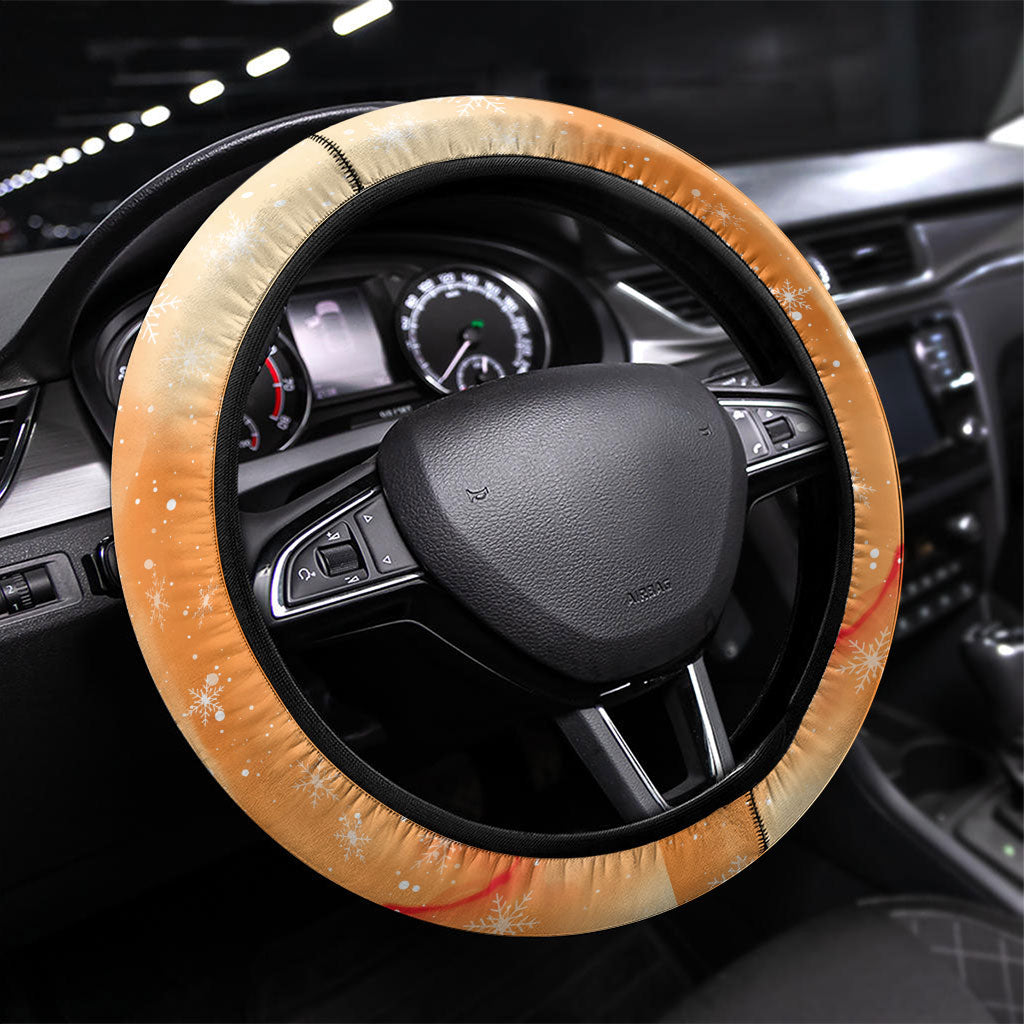 Gang-gang Cockatoo Christmas Australia Steering Wheel Cover Aussie Xmas Sock Coquette Bow