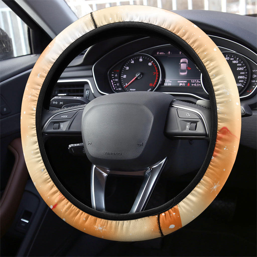 Gang-gang Cockatoo Christmas Australia Steering Wheel Cover Aussie Xmas Sock Coquette Bow