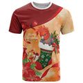 Gang-gang Cockatoo Christmas Australia T Shirt Aussie Xmas Sock Coquette Bow
