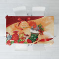 Gang-gang Cockatoo Christmas Australia Tablecloth Aussie Xmas Sock Coquette Bow