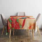 Gang-gang Cockatoo Christmas Australia Tablecloth Aussie Xmas Sock Coquette Bow