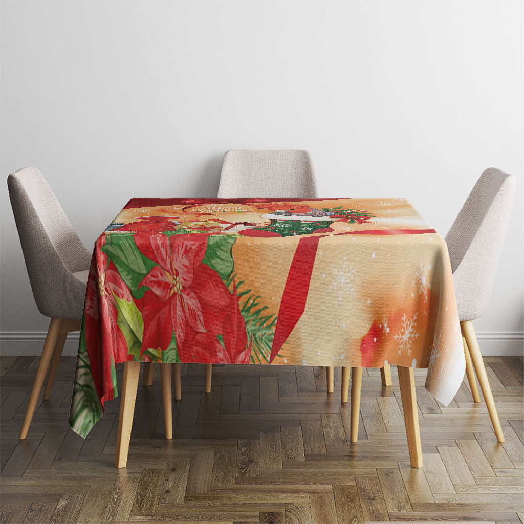 Gang-gang Cockatoo Christmas Australia Tablecloth Aussie Xmas Sock Coquette Bow