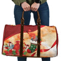 Gang-gang Cockatoo Christmas Australia Travel Bag Aussie Xmas Sock Coquette Bow