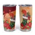 Gang-gang Cockatoo Christmas Australia Tumbler Cup Aussie Xmas Sock Coquette Bow