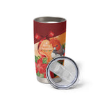 Gang-gang Cockatoo Christmas Australia Tumbler Cup Aussie Xmas Sock Coquette Bow