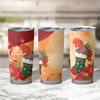 Gang-gang Cockatoo Christmas Australia Tumbler Cup Aussie Xmas Sock Coquette Bow