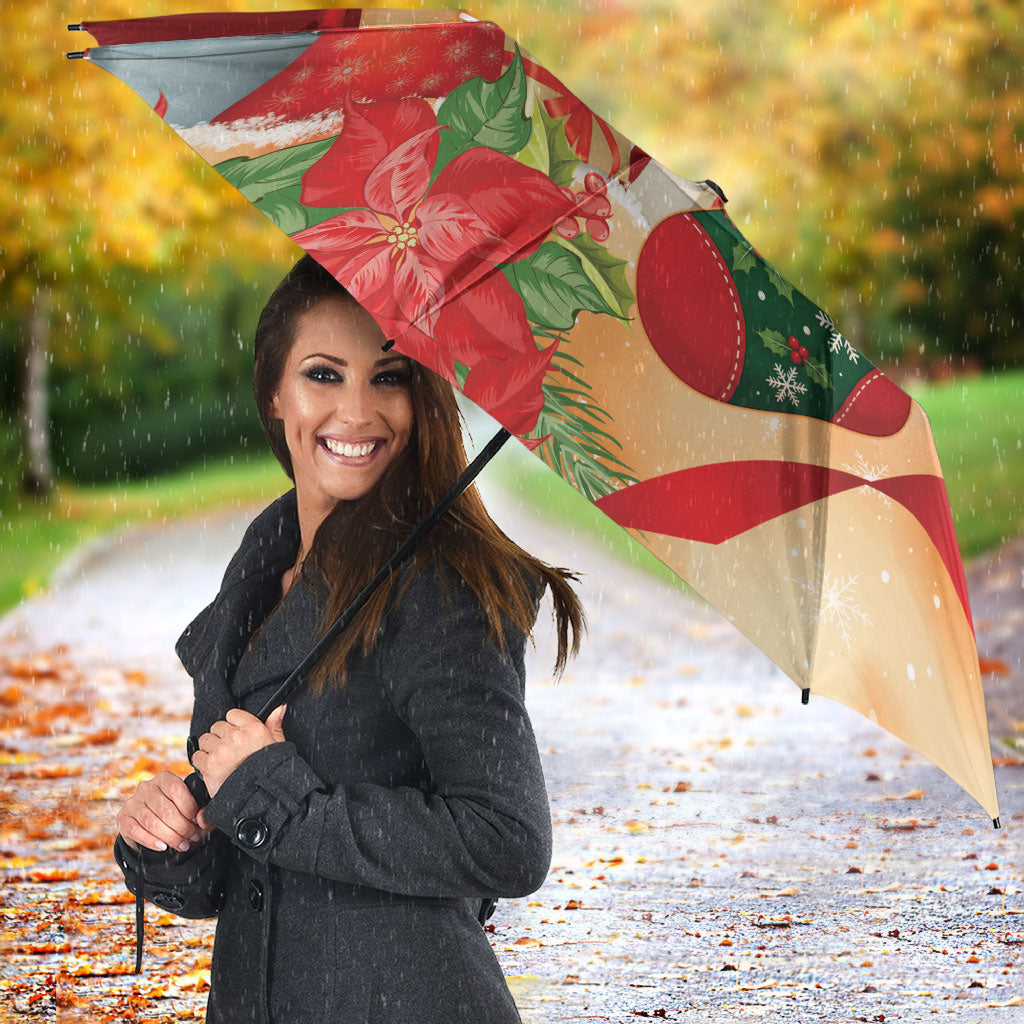 Gang-gang Cockatoo Christmas Australia Umbrella Aussie Xmas Sock Coquette Bow