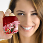Pink Galah Cockatoo Christmas Australia AirPods Case Aussie Xmas Sock Coquette Bow