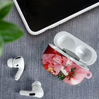 Pink Galah Cockatoo Christmas Australia AirPods Case Aussie Xmas Sock Coquette Bow