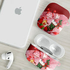 Pink Galah Cockatoo Christmas Australia AirPods Case Aussie Xmas Sock Coquette Bow