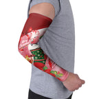 Pink Galah Cockatoo Christmas Australia Arm Sleeves Aussie Xmas Sock Coquette Bow