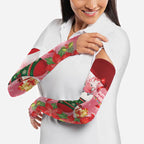 Pink Galah Cockatoo Christmas Australia Arm Sleeves Aussie Xmas Sock Coquette Bow