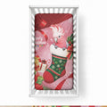 Pink Galah Cockatoo Christmas Australia Baby Bed Cover Aussie Xmas Sock Coquette Bow