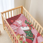 Pink Galah Cockatoo Christmas Australia Baby Bed Cover Aussie Xmas Sock Coquette Bow
