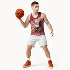 Pink Galah Cockatoo Christmas Australia Basketball Jersey Aussie Xmas Sock Coquette Bow