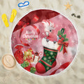 Pink Galah Cockatoo Christmas Australia Beach Blanket Aussie Xmas Sock Coquette Bow