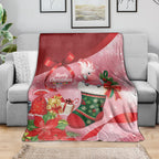 Pink Galah Cockatoo Christmas Australia Blanket Aussie Xmas Sock Coquette Bow