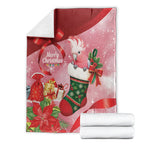 Pink Galah Cockatoo Christmas Australia Blanket Aussie Xmas Sock Coquette Bow