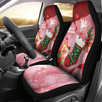 Pink Galah Cockatoo Christmas Australia Car Seat Cover Aussie Xmas Sock Coquette Bow