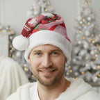 Pink Galah Cockatoo Christmas Australia Christmas Santa Hat Aussie Xmas Sock Coquette Bow