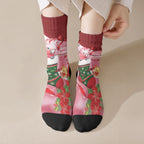 Pink Galah Cockatoo Christmas Australia Crew Socks Aussie Xmas Sock Coquette Bow
