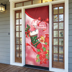 Pink Galah Cockatoo Christmas Australia Door Cover Aussie Xmas Sock Coquette Bow