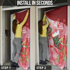 Pink Galah Cockatoo Christmas Australia Door Cover Aussie Xmas Sock Coquette Bow