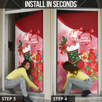 Pink Galah Cockatoo Christmas Australia Door Cover Aussie Xmas Sock Coquette Bow