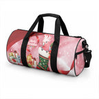 Pink Galah Cockatoo Christmas Australia Duffle Bag Aussie Xmas Sock Coquette Bow