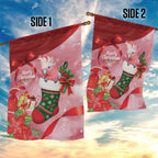 Pink Galah Cockatoo Christmas Australia Garden Flag Aussie Xmas Sock Coquette Bow